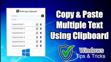 Copy and Paste in Windows Like a Pro! Ultimate Clipboard Hack