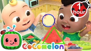 Shapes In My Lunch Box For School With Jj And Cody | Cocomelon Nursery Rhymes & Kids Songs