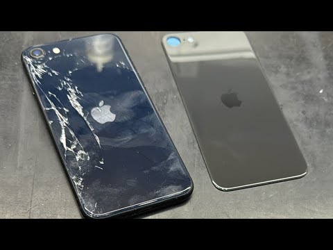 Apple iPhone SEブラック 画面割れあり iPhoneSE ブラック 画面割れ