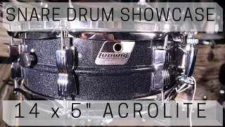 Ludwig Acrolite 14 x 5 - Snare Drum Showcase