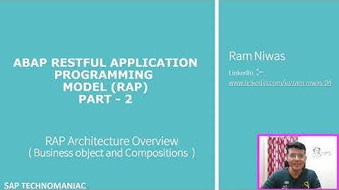 Business Object & Association Vs Composition RAP  Part 2
