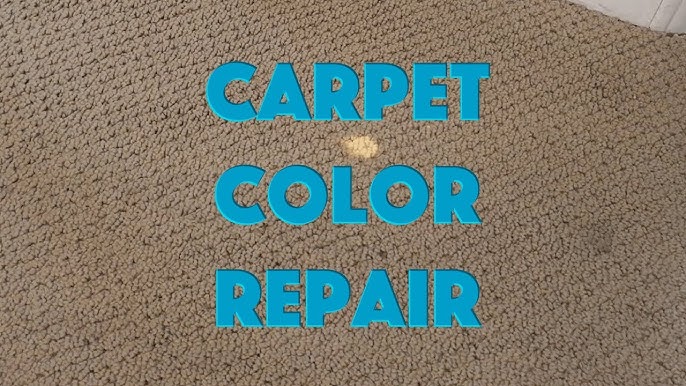 Fix Bleach Spots W Carpet Dye Pens You