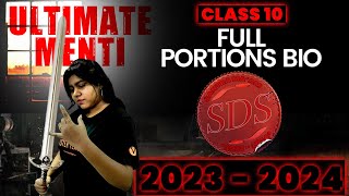 Ultimate Menti | Full Portion | Biology | Class 10 | CBSE 2024? Sandra Maam