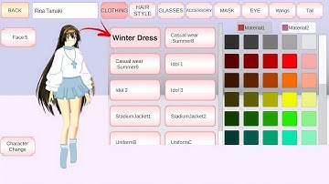 New! Winter Dress in Sakura School Simulator  Tutorial ✨🌷 : Sakura School Simulator