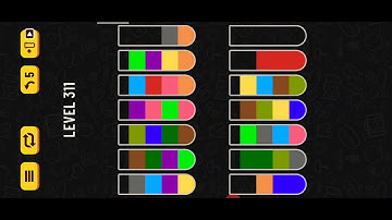 Water Sort Puzzle level : 311 312 313 314 😷🥳🤓🤠