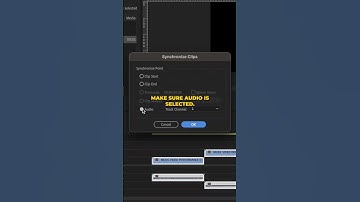 Thumbnail of INSTANTLY Sync MULTIPLE Video Clips to One MASTER AUDIO (Premiere Pro)
