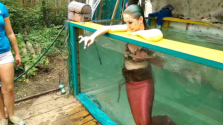 Goonie Meets a Mermaid! #michrenfest #mermaid
