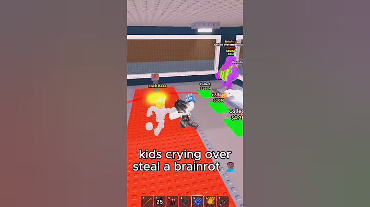 kids crying over steal a brainrot 🤦‍♂️ #roblox #stealabrainrot #sab #funny #short #shorts #fyp