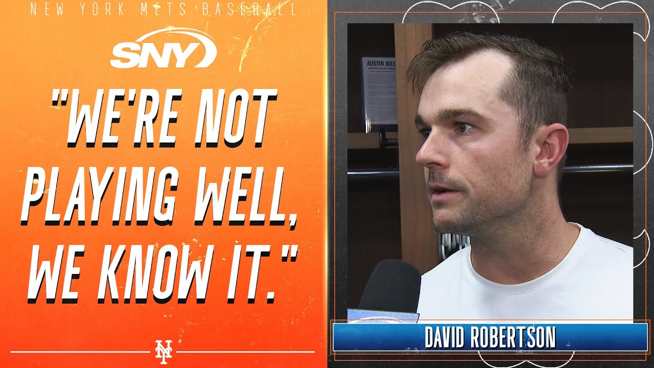 David Robertson as Mets slump continues: 'we're frustrated, you can sense  it, you see it