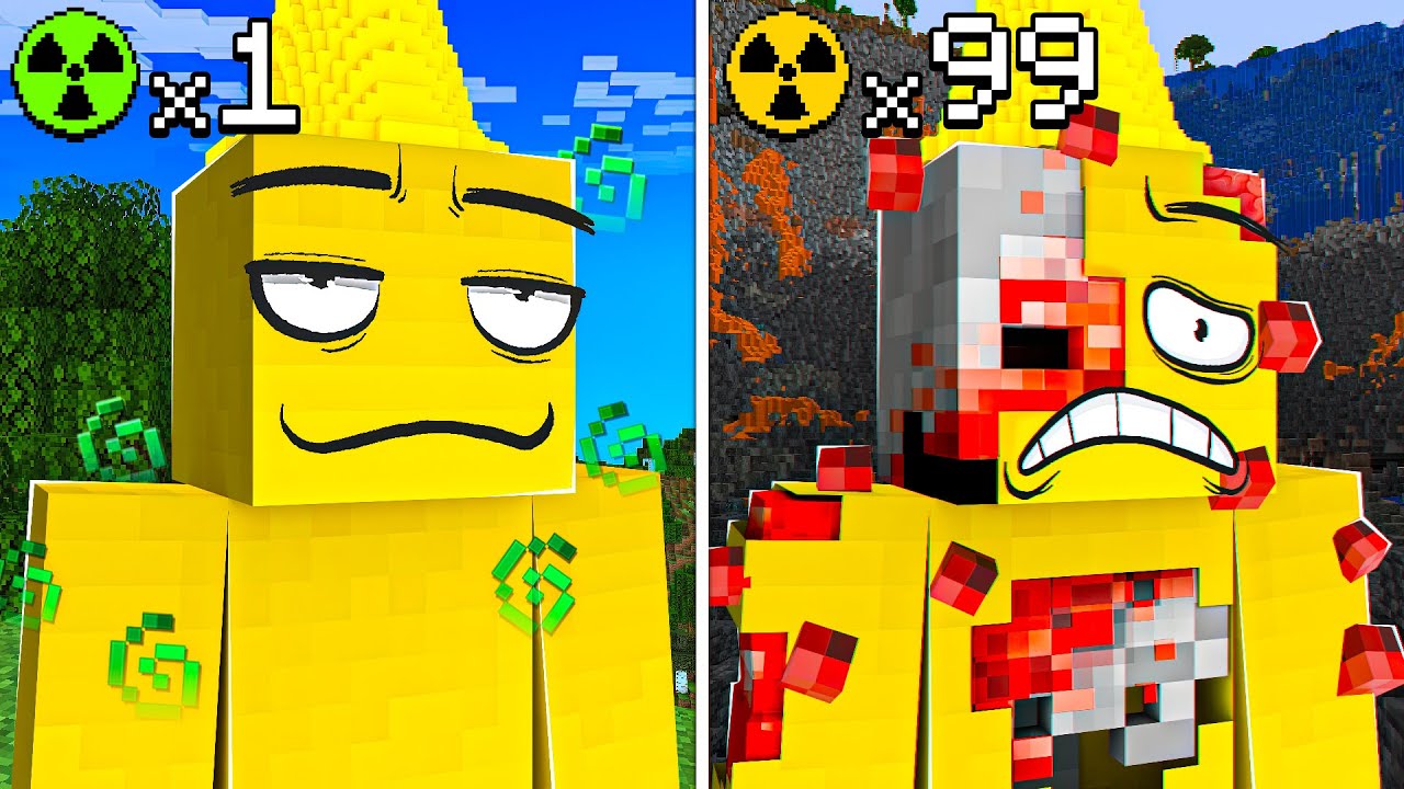 Minecraft But Every Minute = Nuke