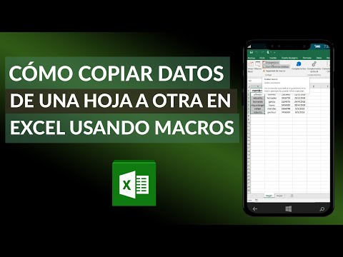 Cómo Copiar Datos de una Hoja a Otra en Excel Usando Macros