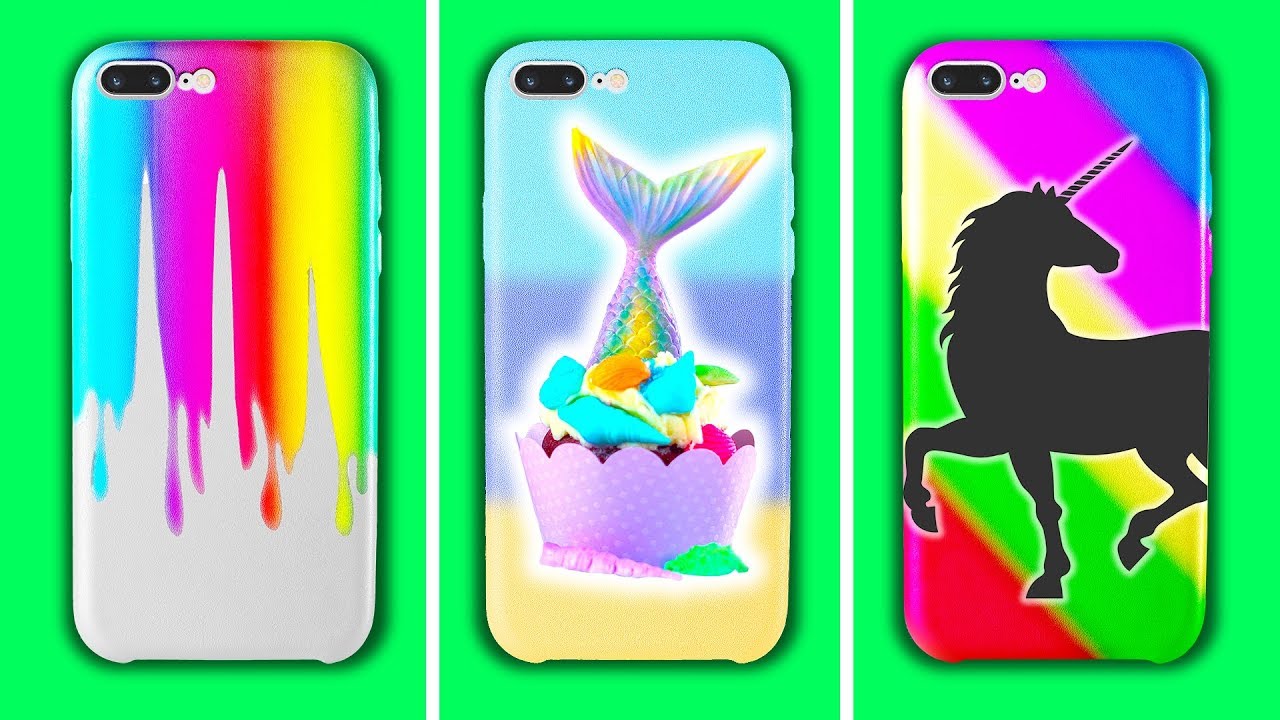 24 BRIGHT PHONE CASES EVERYBODY CAN DIY