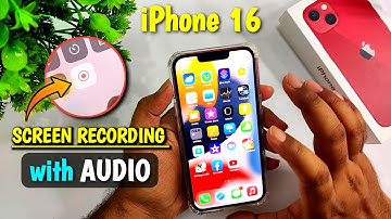 iPhone 16 Screen Recorder Settings | How To Screen Record in iPhone ? Hindi