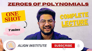 Zeroes of a Polynomial Explained in 7 Minutes 🔥 | Class 9 Maths | Sourabh Sir #polynomials #maths