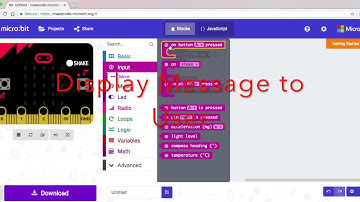 micro bit to pedometer