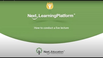 Conducting a Live Lecture