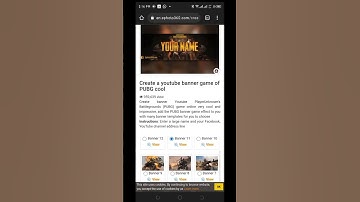 How to make a PUBG MOBILE YouTube banner easy in one click tutorial