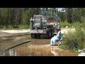 Stocking the lake with 1800 pounds of rainbow trout