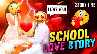 MY SCHOOL LOVE STORY ❤️😍 || Free Fire Story Time 🕗🔔 || Part 1