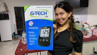 Como usar o Glicosímetro? | G-Tech Lite | Monitor de glicose no sangue