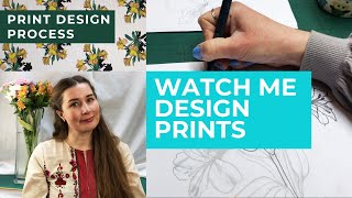 Celebrity Print Design Process Tutorial- Watch Me Design My Own Fabric Fabric Patterns Wealth
