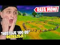 Hostuje NAJWIĘKSZY 100 os RAFA MÓWI z Battle Bus'a | Fortnite