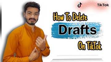 how to delete drafts on tiktok 2025 | tiktok draft video delete kaise kare