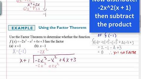 Math 2412 Sec 4.5 The Real Zeros of a Polynomial Function