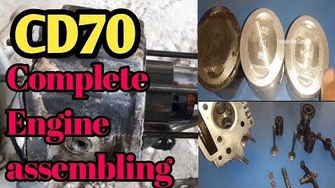 CD70 Engine assembling How to assemble engine Honda 70|engine fitting complete details of Honda CD70