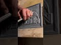 #Carving this #beautiful piece of 1920s #reclaimed Welsh slate #stonecarving #stonesculpture