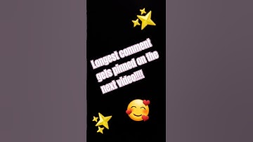 Longest Comment gets pinned on the next video!!!!! #shortsviral#shorts#fyp#longestcomment