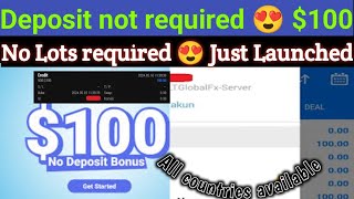 $100 Forex no deposit bonus 2024 | new no deposit bonus deposit not required 😍 | all countries avail