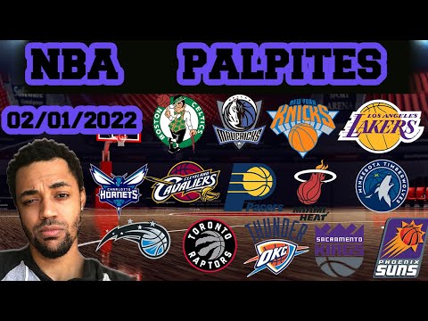 PALPITES E DICAS - 02/01/2022 - NBA TEMPORADA REGULAR 🏀