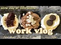 work vlog #4 // slow day at cold stone creamery // chill and make ice cream with me // ASMR ✨