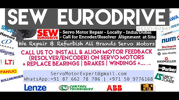 SEW Eurodrive Dubai Servo Motor Encoder Align Resolver Adjust Repair UAE Oman Kuwait Qatar Saudi