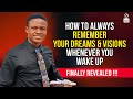 Do this to always REMEMBER YOUR DREAMS whenever you wake up | Joshua Generation