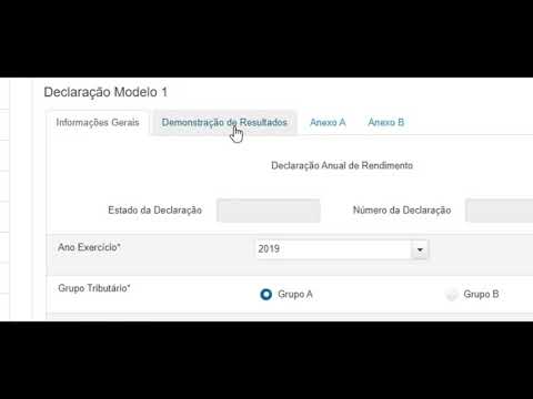 Declaração Modelo 1 do Imposto Industrial – Grupo A e B com Contabilidade