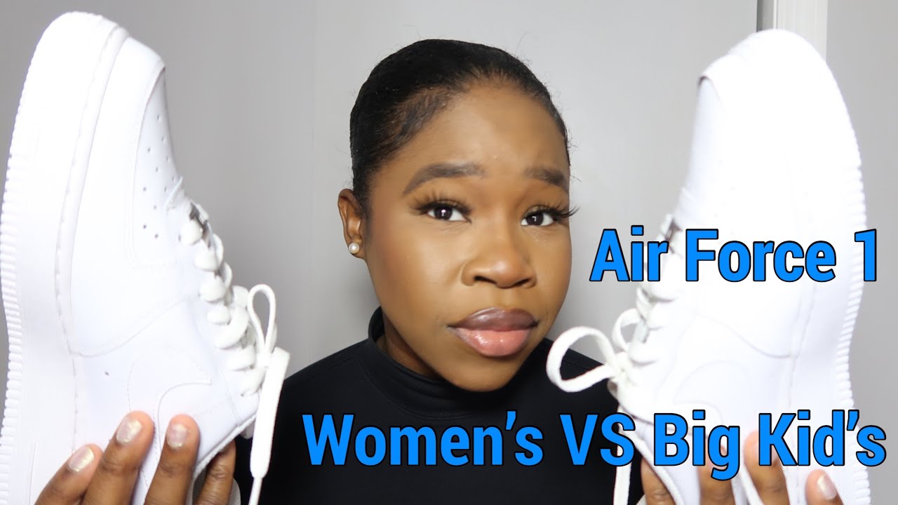 Nike Air force 1 Women Vs Kids/SIZING/STYLE/COST? - YouTube