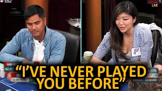 He Puts Her In A Sick Spot After Super ACTION FLOP @HustlerCasinoLive