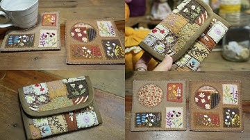 ( Re-up) Turning Fabric Scraps into Beauty | Patchwork and Hand Embroidery