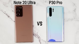 Samsung Galaxy Note 20 Ultra vs Huawei P30 Pro Speedtest & Camera Test