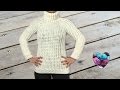 Pull Crochet point relief toutes tailles 1/2 / Sweater all sizes crochet (english subtitles)