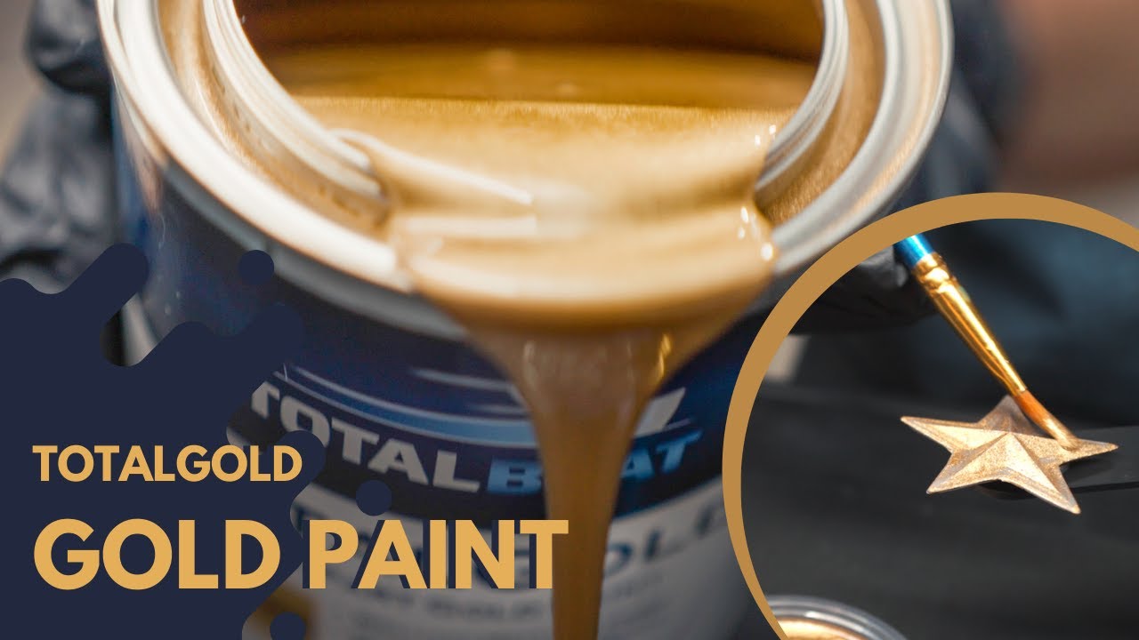 TotalBoat TotalGold Gold Metallic Paint (Quart)