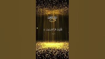 آيات تهز القلوب.. تلاوة خاشعة لسورة المنافقون #أجمل_تلاوات