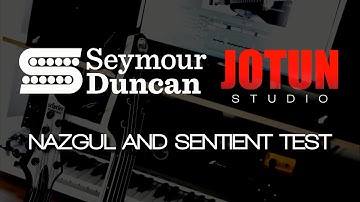 Seymour Duncan Nazgul & Sentient Test (with Schecter KM-7)