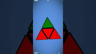 How to solve 2x2 pyramid cube stape Rubik's triangle best stape to solve stape #short#shorts#viral