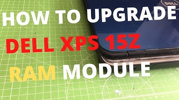 Dell XPS 15Z RAM Location - How To REPLACE Or UPGRADE