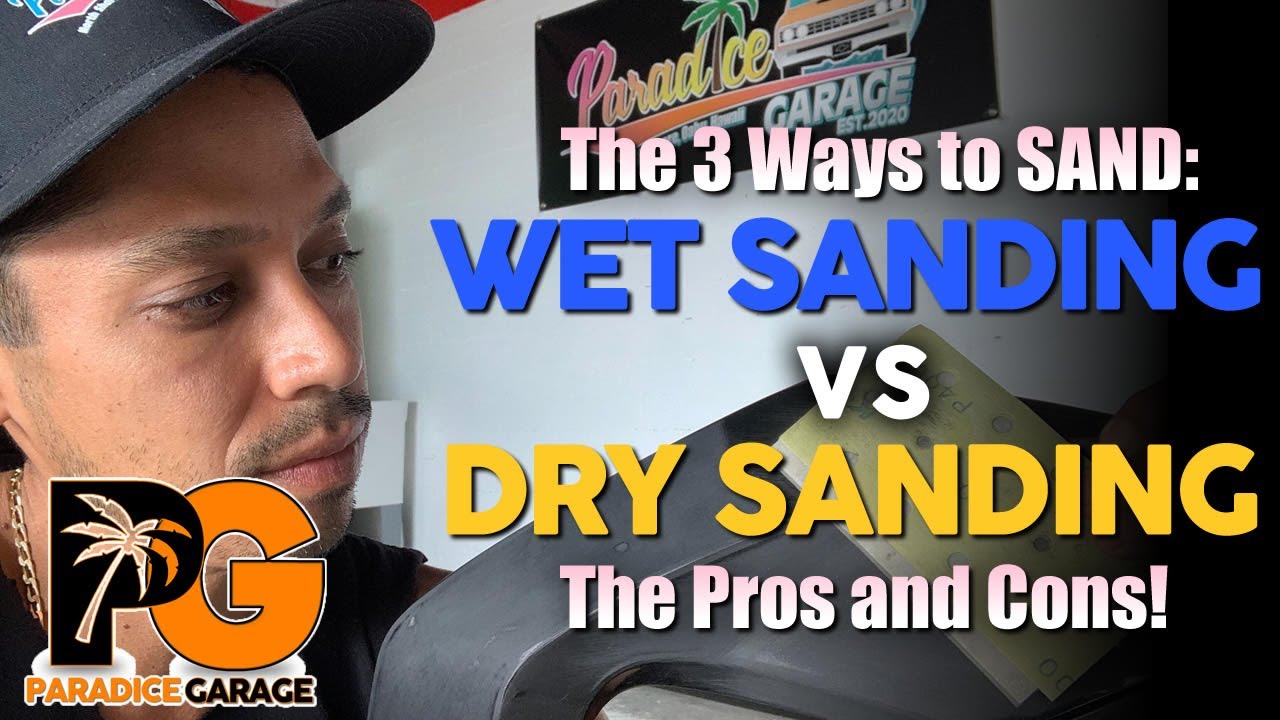 The 3 Ways to SAND Wet Sanding VS Dry Sanding Plastic Parts The Pros