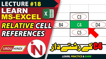 Relative Cell References in Excel | Learn Microsoft Excel | Lecture 18