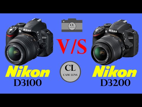 Vídeo: Diferencia Entre Nikon D3100 Y D3200
